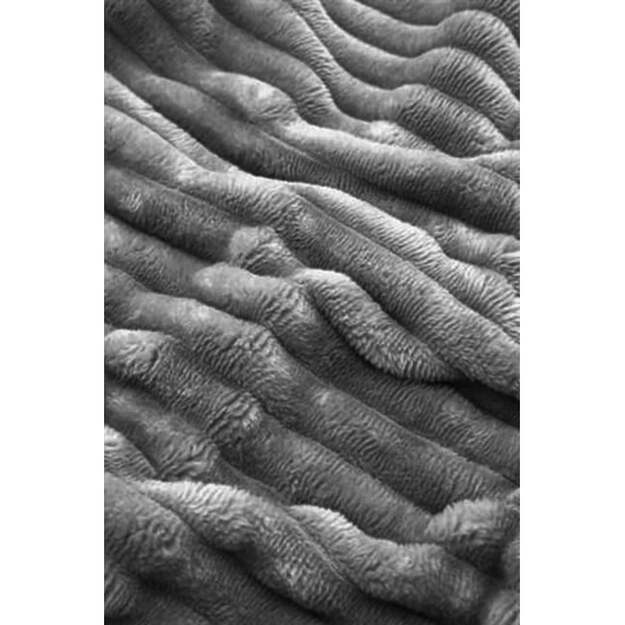 Merinos Eternity pliušinis  antracito spalvos patalinės komplektas